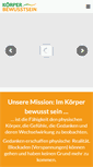 Mobile Screenshot of koerperbewusstsein.at